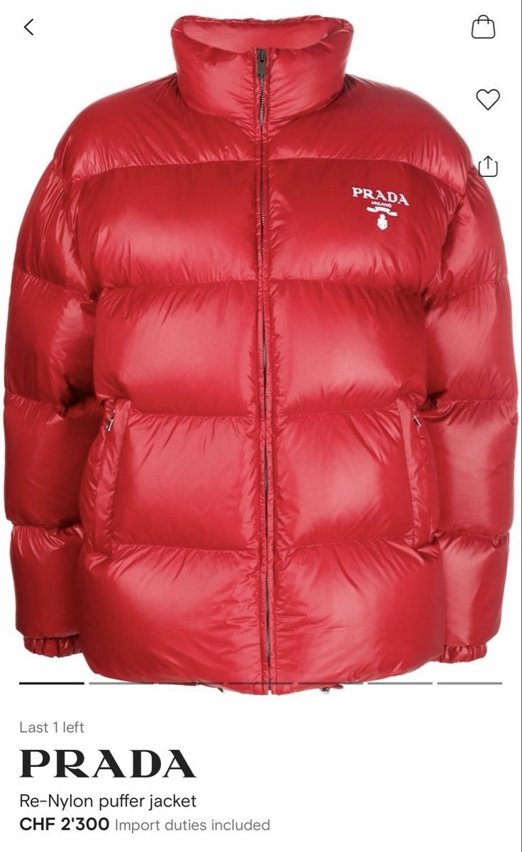 Prada Jacken: Prada Red Jacket  – Gebraucht aus Zürich von maricampos 1