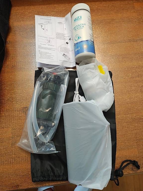 Sanitari: USB-Wasserfilterungsset zzgl. Teststreifen – Nuovo e nell'imballaggio originale da Liestal venduto da chaos666