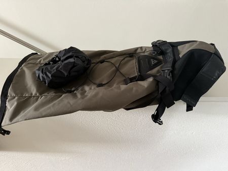 Velotasche mit Regenschutz