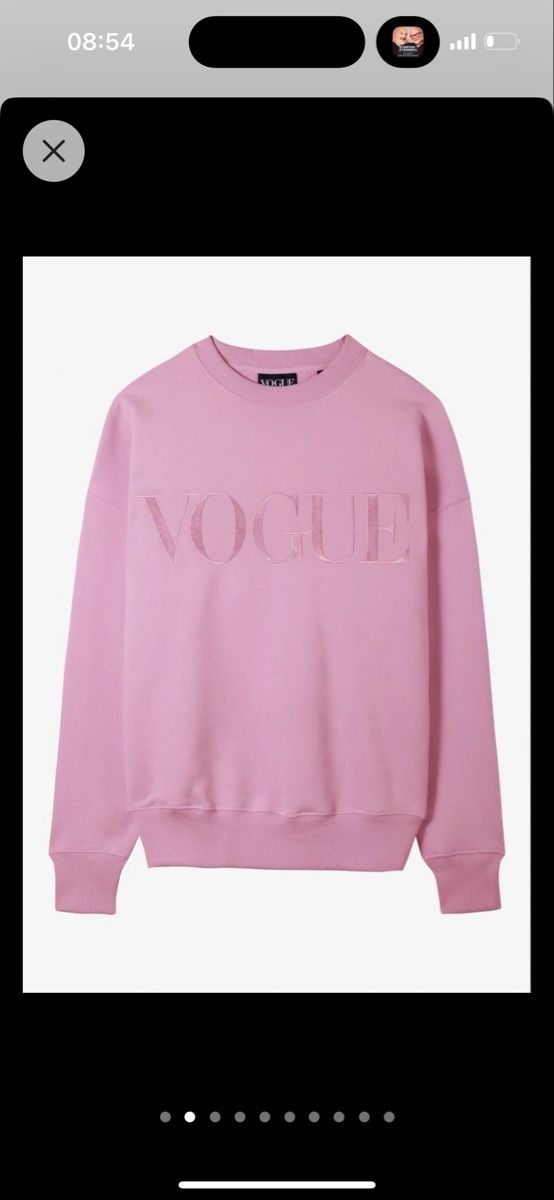 Maglioni & Felpe: VOGUE Sweatshirt Grösse S rosa Baumwolle – Usato da Matten b. Interl venduto da Andreakoller123