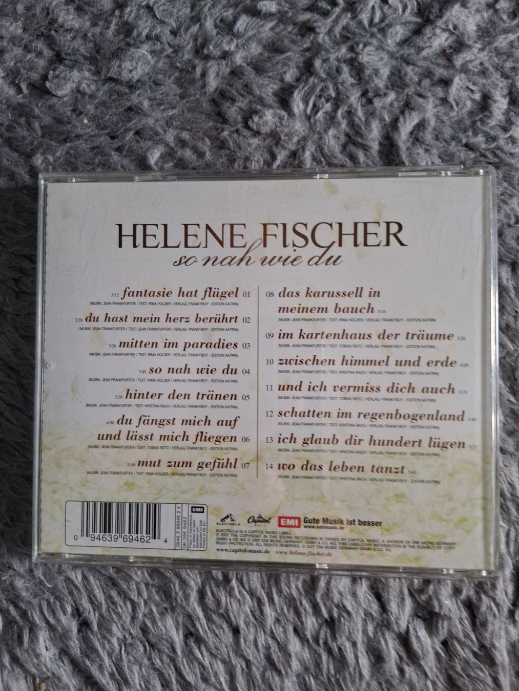 CDs: HELENE FISCHER     SO NAH WIE DU     CD – Gebraucht aus Wetzikon ZH von Ramones01 1