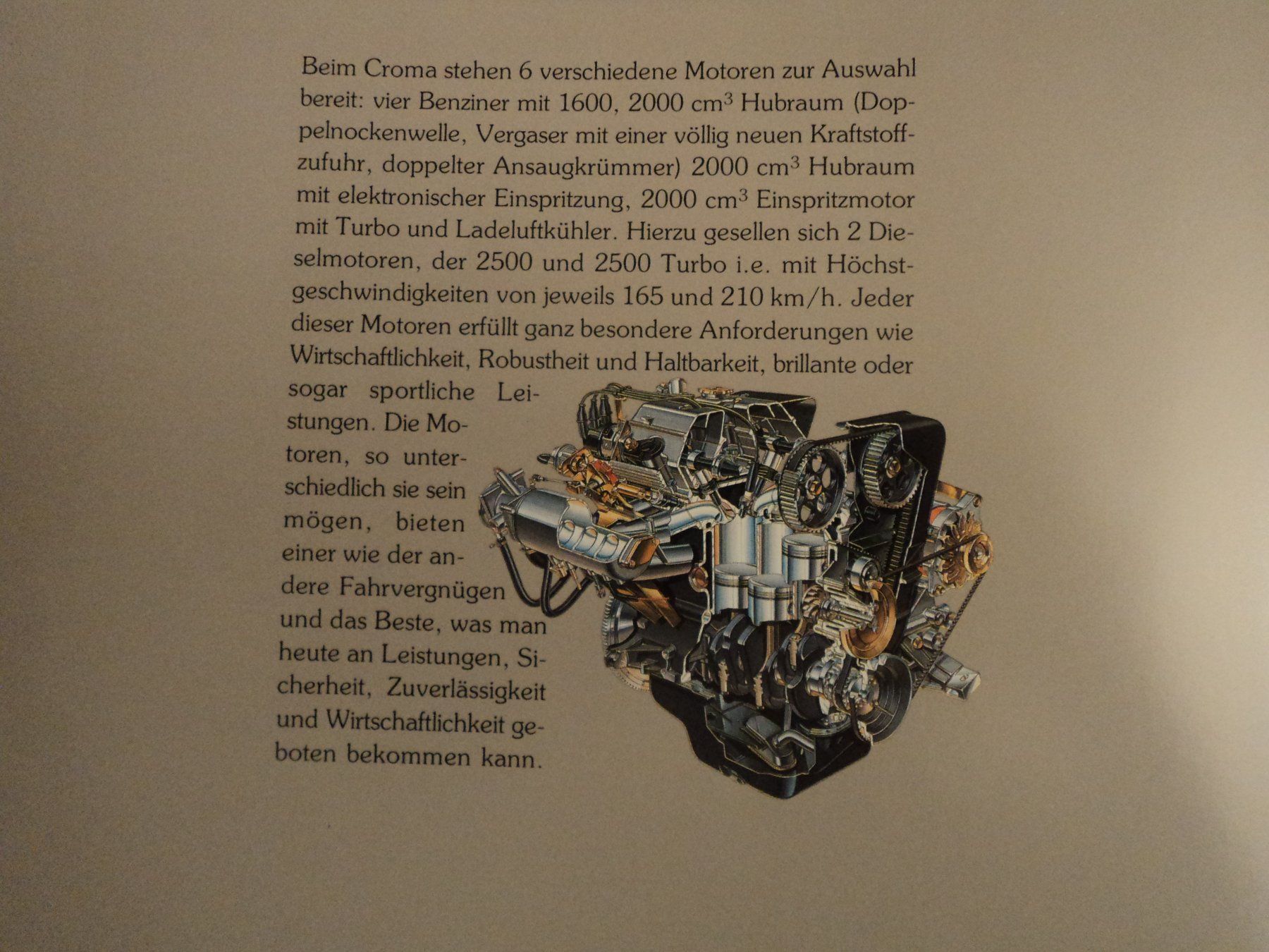 Fiat Dokumente: Prospekt Fiat Croma – Gebraucht aus Schwarzenburg von modelCARama 6