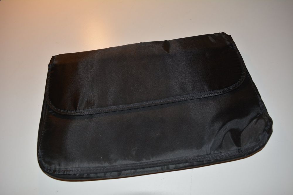 VICASKY Leder Rosenkranz-Beutel Schwarz - Handgefertigte Aufbewahrungstasche