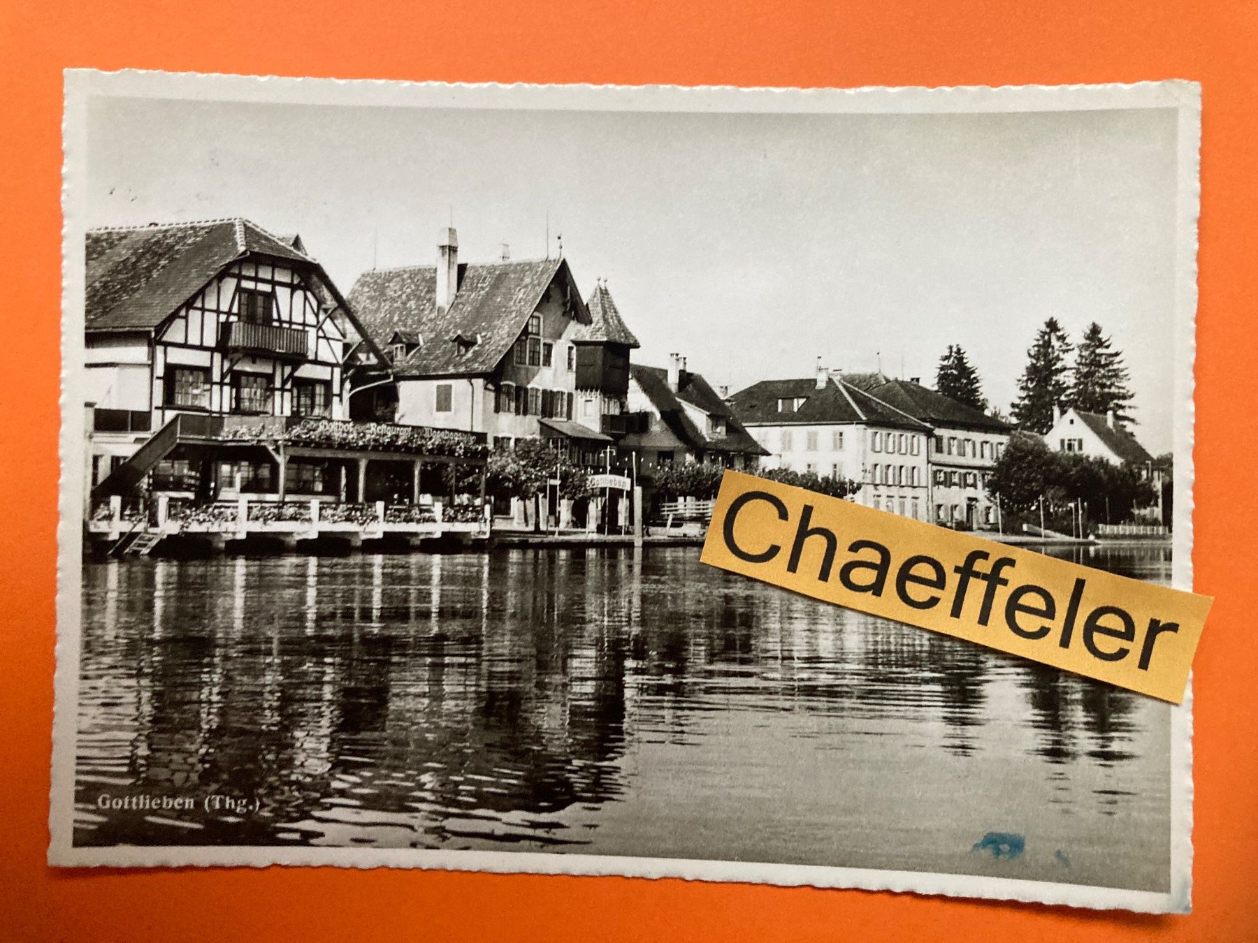 Cartoline postali: Gottlieben ( Thg.) Feldpost – Usato da Zürich venduto da Chaeffeler