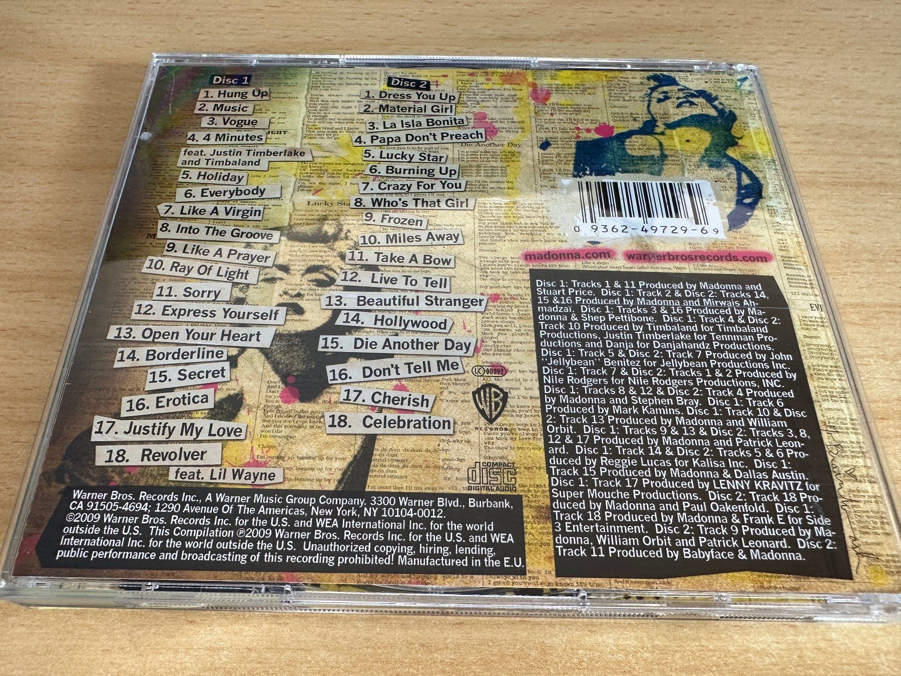 CD: Madonna – Celebration - 2 CD – Usato da Rikon im Tösstal venduto da Alpenmutz 1