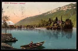 Iseltwald /Brienzersee, Panorama mit Boo