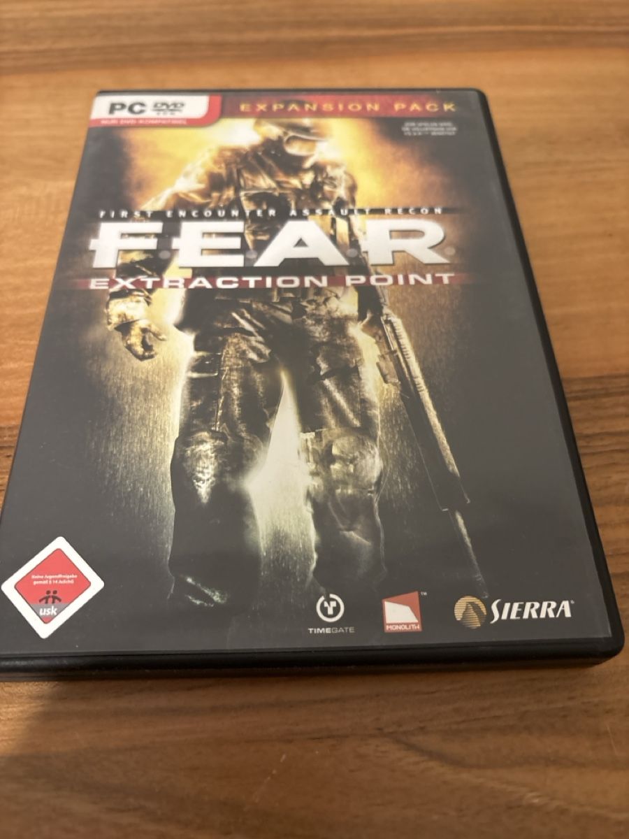 Giochi: PC Spiel FEAR Extraction Point Expansion Pack Deutsch – Usato da st.gallen venduto da Garagen_Verkauf