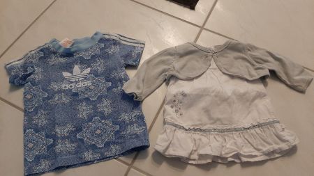 K..46) Mädchen Set Gr. 62 inkl Adidas