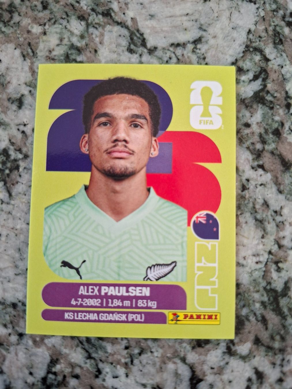 Panini Carte collezionabili: Panini WM 2026 NZL 3 Alex Paulsen – Nuovo (secondo la descrizione) da Balterswil venduto da Steineparadies
