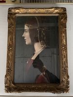 Renaissance Dame im antiken Stil – gerahmter Kunstdruck