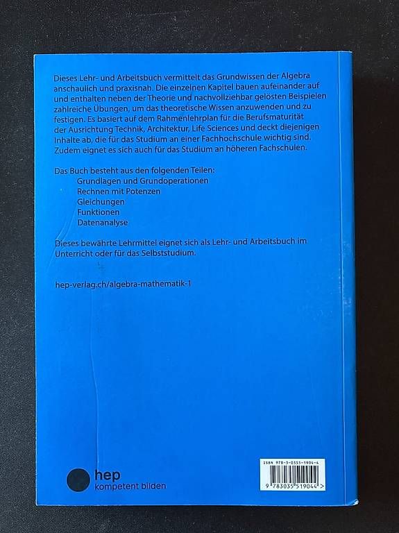 Libri: Algebra – Usato da Frutigen venduto da lauura04 1