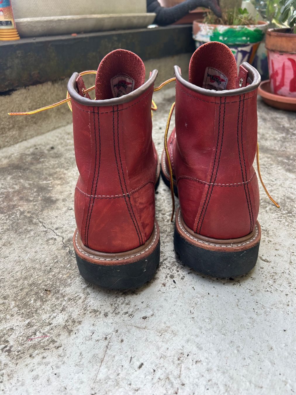 Red Wing Scarpe da uomo: RED WING 8209 Norway Moc Boots Leder – Usato da basel venduto da cac_h9p8 6