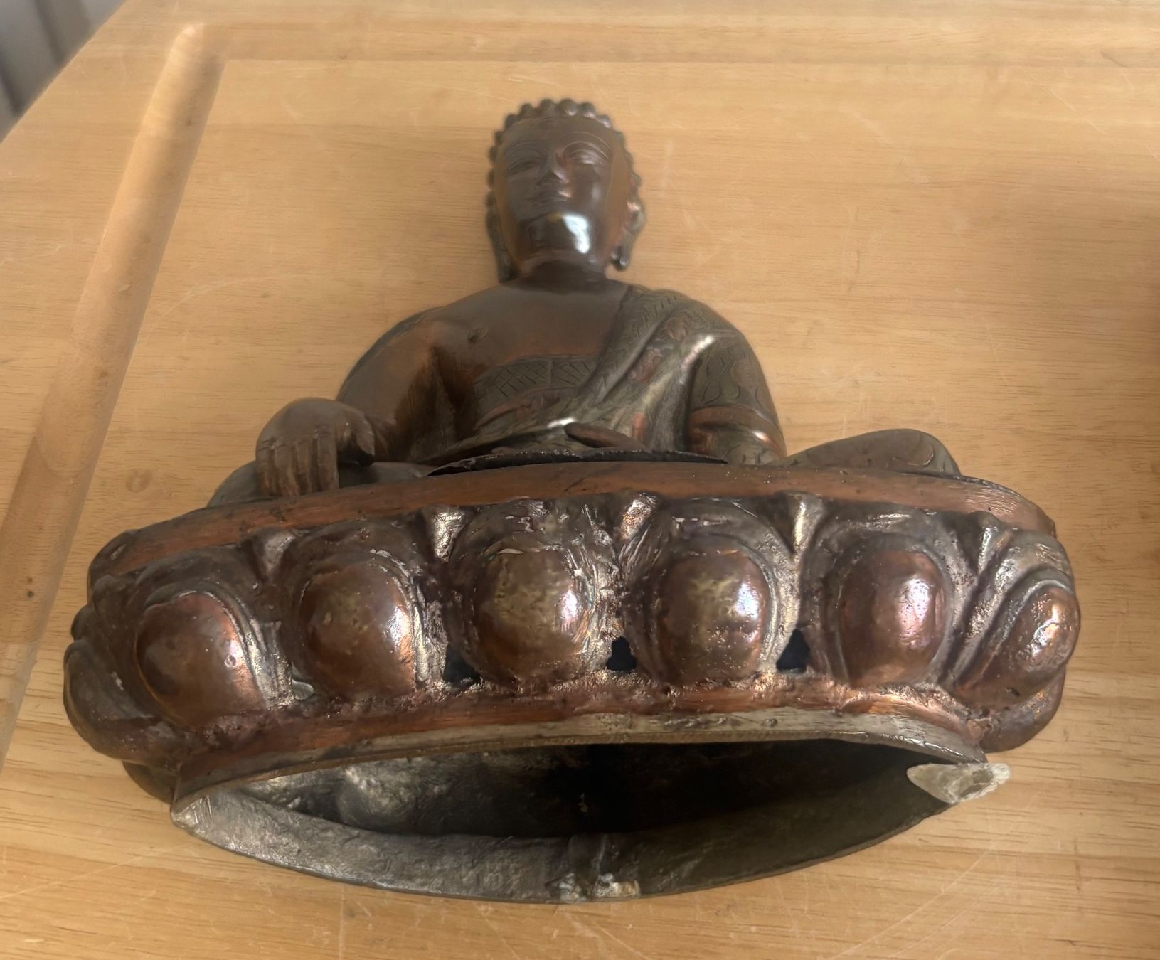 Figuren: Buddha Figur Bronze Sitzend  24 cm – Gebraucht aus Frick von Rukki 4