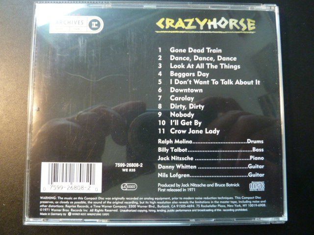 CD: Crazy Horse - same  (1971, vergriffen) – Usato da Au ZH venduto da sikoku 2