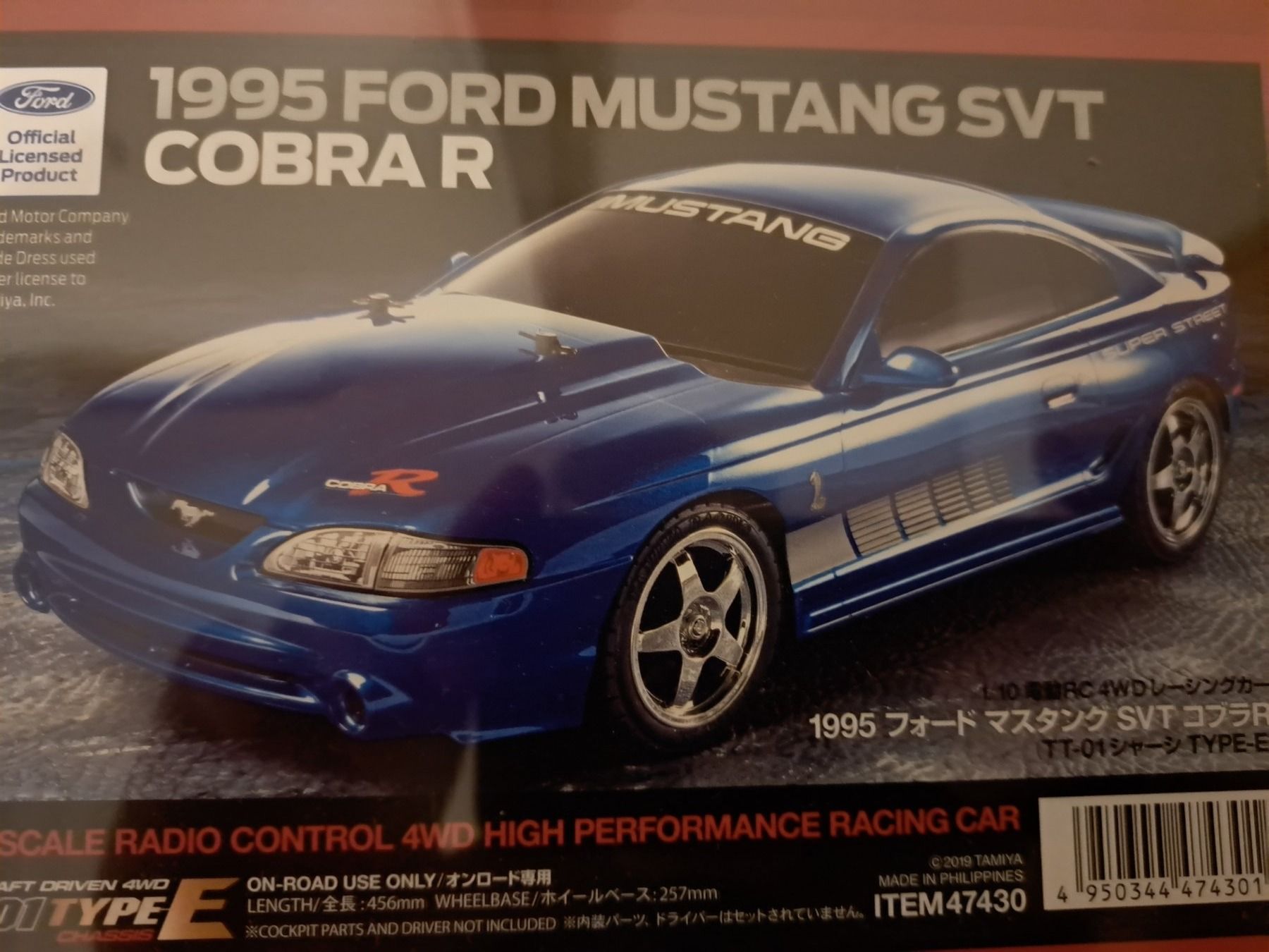 Tamiya Modellismo RC: Tamiya Ford TT-01 Type e Mustang SVT Cobra R – Nuovo e nell'imballaggio originale da Au (SG) venduto da mavi4114 4