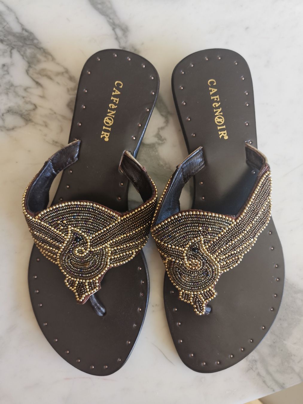 Scarpe da donna: Café Noir Zehensandalen – Nuovo (secondo la descrizione) da Uerikon venduto da pink_flamingo