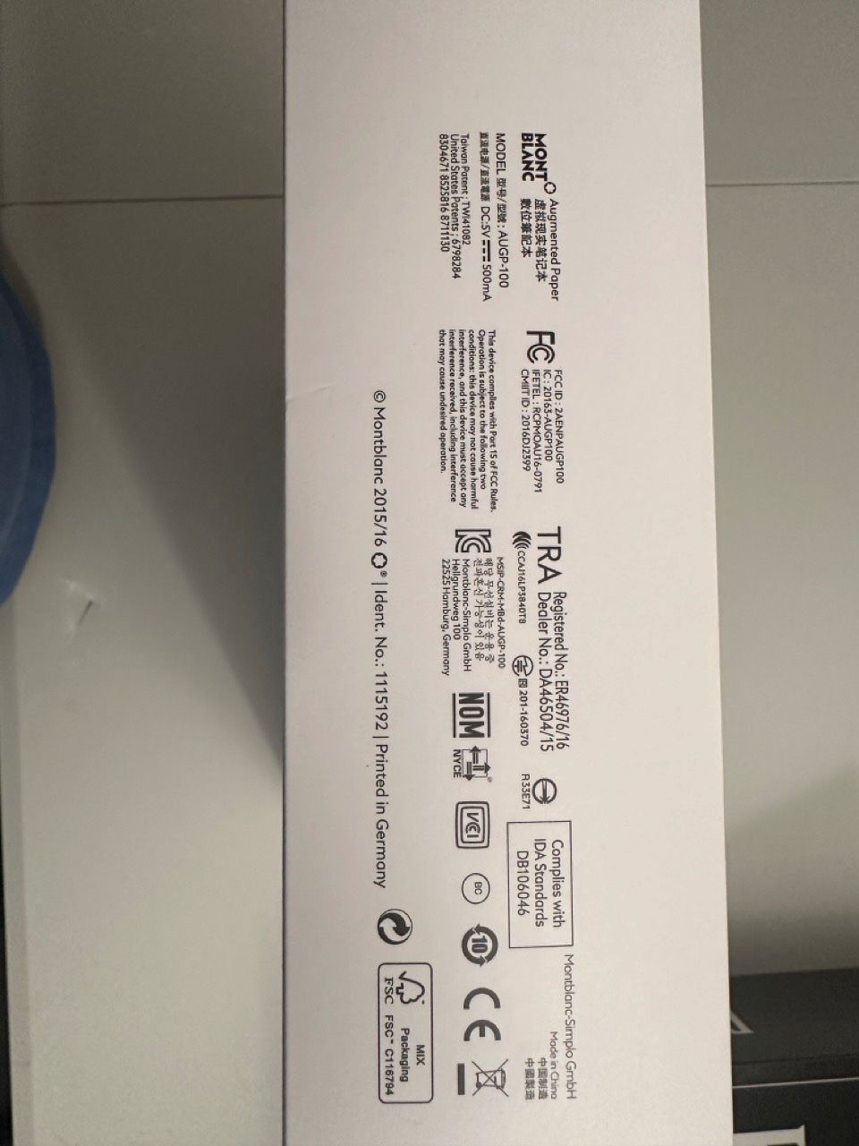 Montblanc Blocchi: Montblanc Augmented Paper UNICEF Edition – Nuovo (secondo la descrizione) da Yvorne venduto da baz_8db9 7