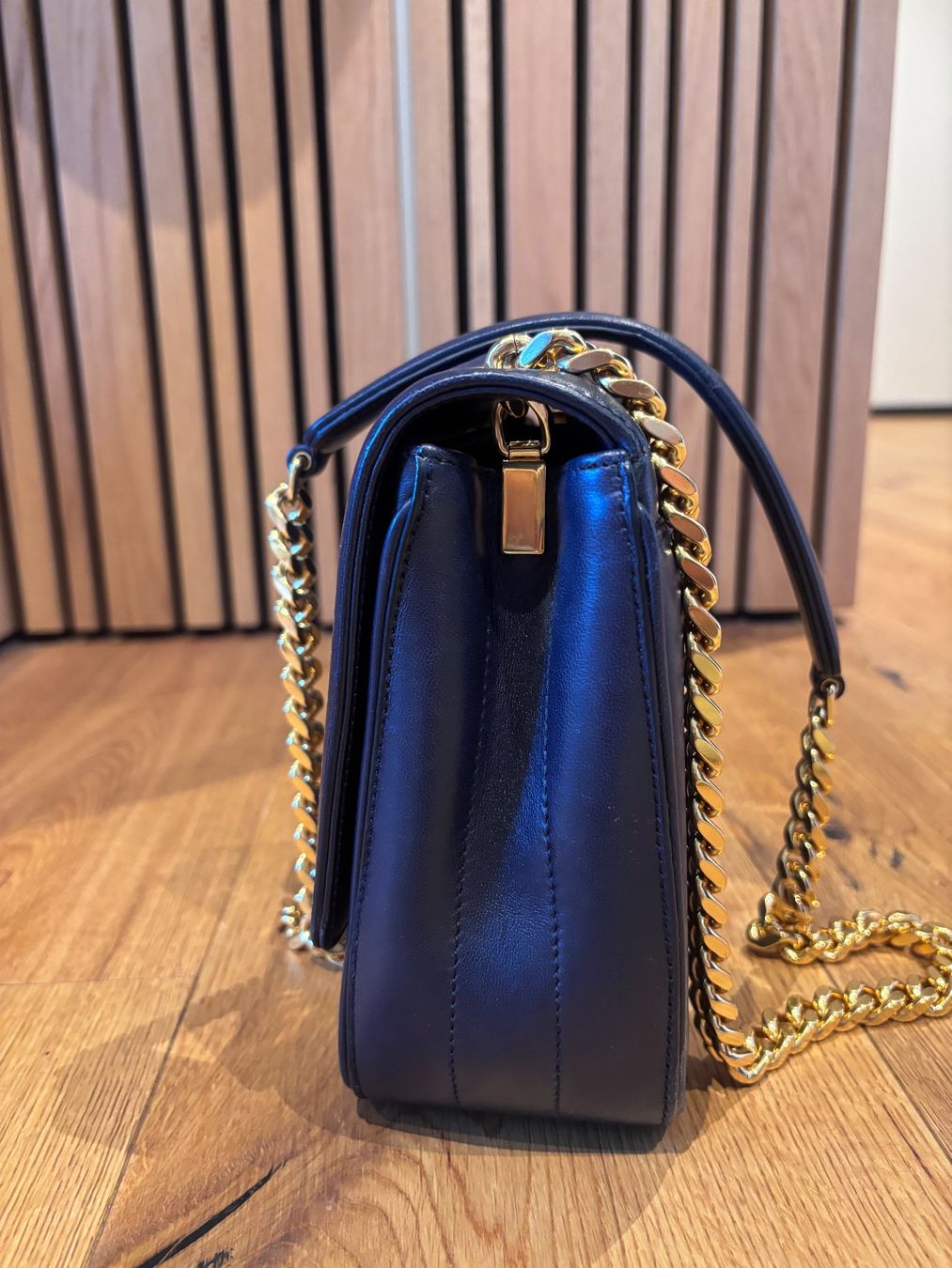 Saint Laurent Borse da donna: Saint Laurent Vicky Umhängetasche Dunkelblau – Usato da Richterswil venduto da Dingsda72 1