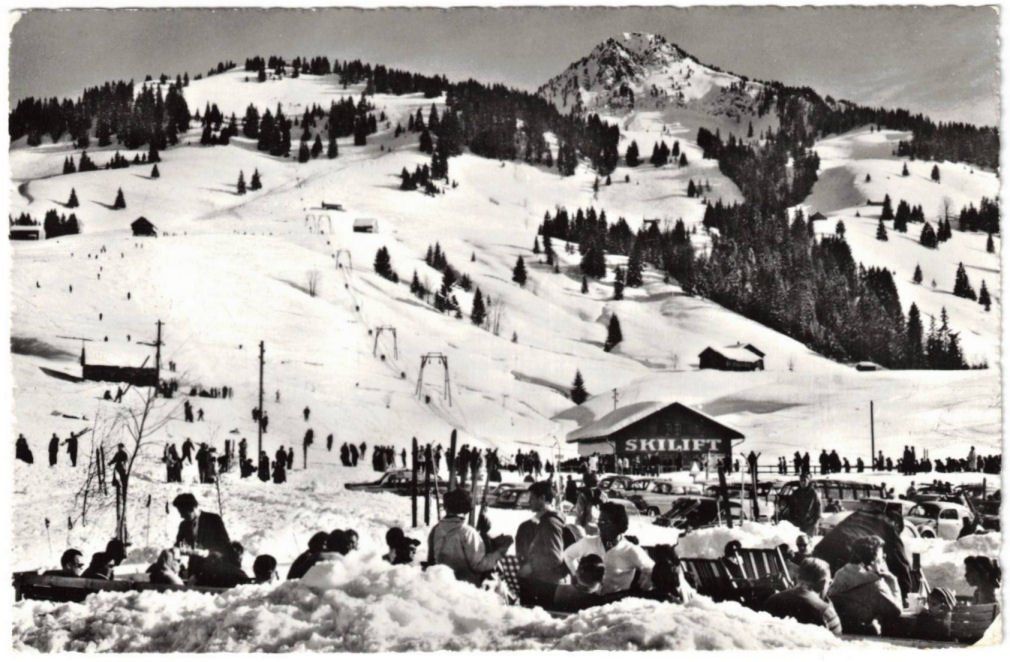 Cartoline postali: Oberiberg - Skilift – Usato da Binningen venduto da Mountainrider