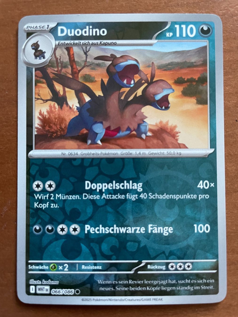 Pokémon Carte collezionabili: Pokemon Duodino Reverse (Versand gratis) – Nuovo (secondo la descrizione) da Chur venduto da Angerson