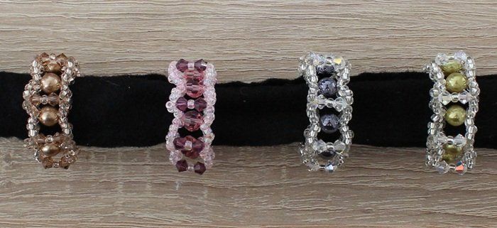 Ringe: Fingerring aus Glasperlen – Neu (gemäss Beschreibung) aus Schlatt TG von glueckwunschkarte.22