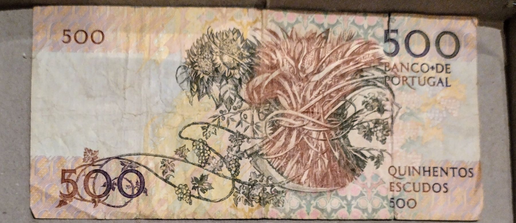 Banconote: Portugal 500 Escudos Note, – Difettoso da Steinhausen venduto da MuRaTo 1