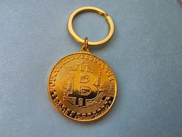 BITCOIN MÜNZE SCHLÜSSELANHÄNGER