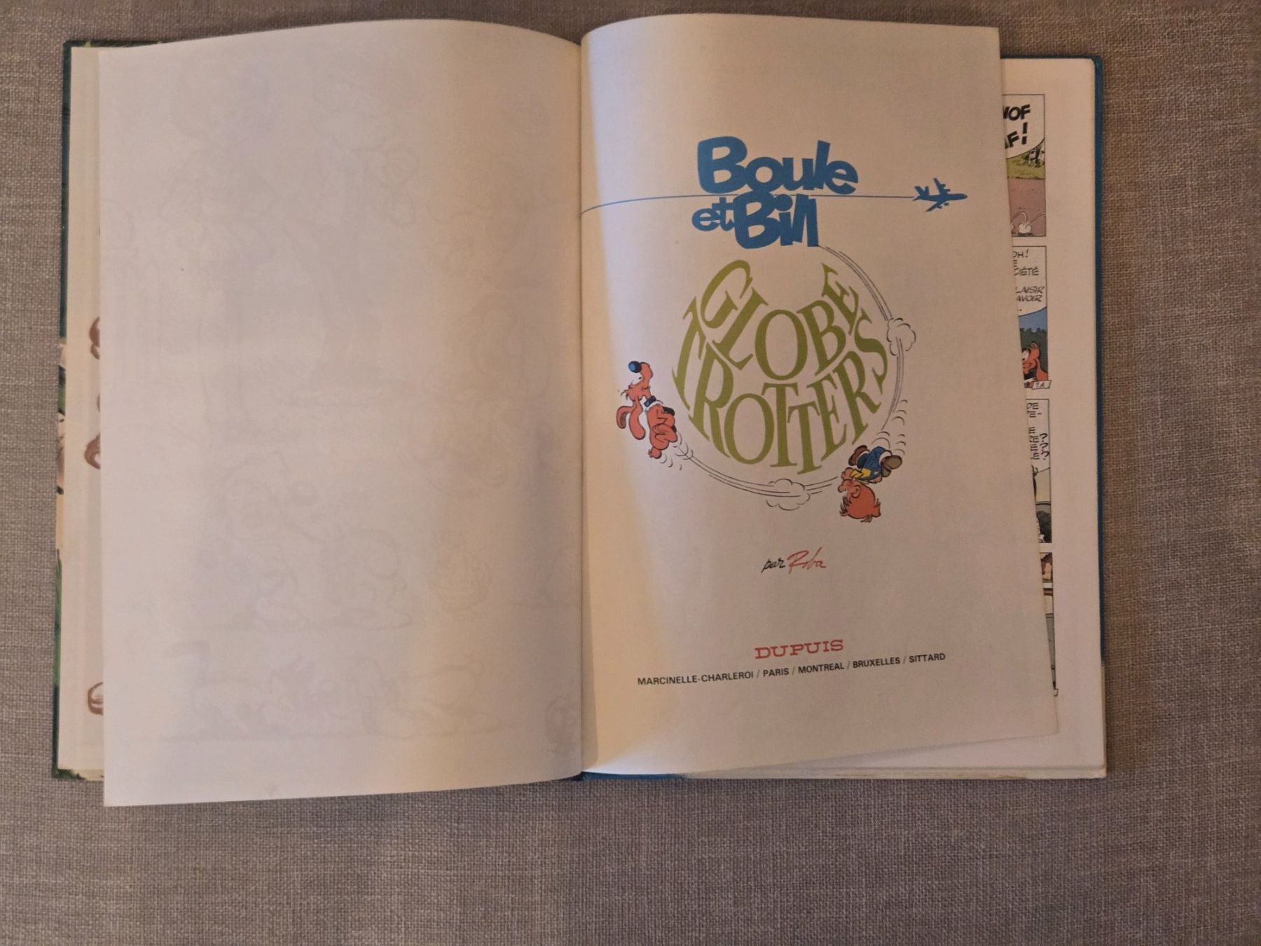 Comics: Boule et Bill N°19 - Globe trotters - EO coté – Gebraucht aus Crémines von Blakedrake 4