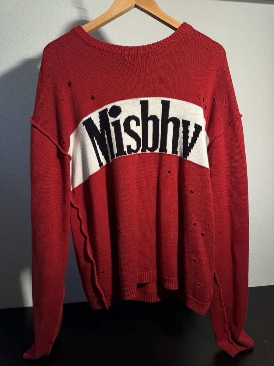 Maglioni & Felpe: Mishbhv Pullover, rot, Grösse L - cooler Herbst-Look! – Usato da Kilchberg ZH venduto da luspi