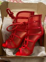 Rote High Heels (Tanz-Heels/Dance Heels) Gr. 35/36, neu