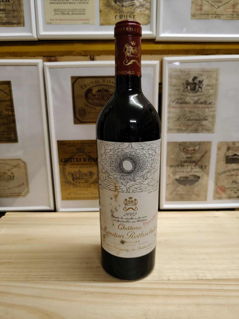 Mouton Rothschild Vino: 2002 CHATEAU MOUTON ROTHSCHILD – Nuovo e nell'imballaggio originale da Münchenstein venduto da weinundspirituosen