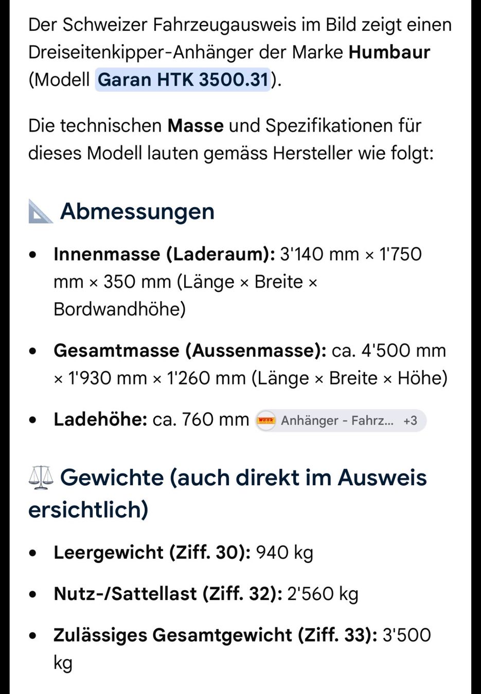 Remorques: 3 Seitenkipper Humbauer (Export/defekt) – D'occasion à Zürich par D_e_n_i_s 6