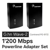 1'200 Mbps Powerline Adapter (2er-Set) Comtrend PG-9173 G.hn