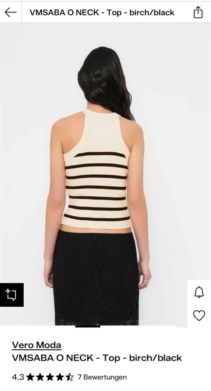 Vero Moda Tops: Vero Moda Top, gestreift, Grösse M für den S... – Gebraucht aus Horgen von Sol-verde 1