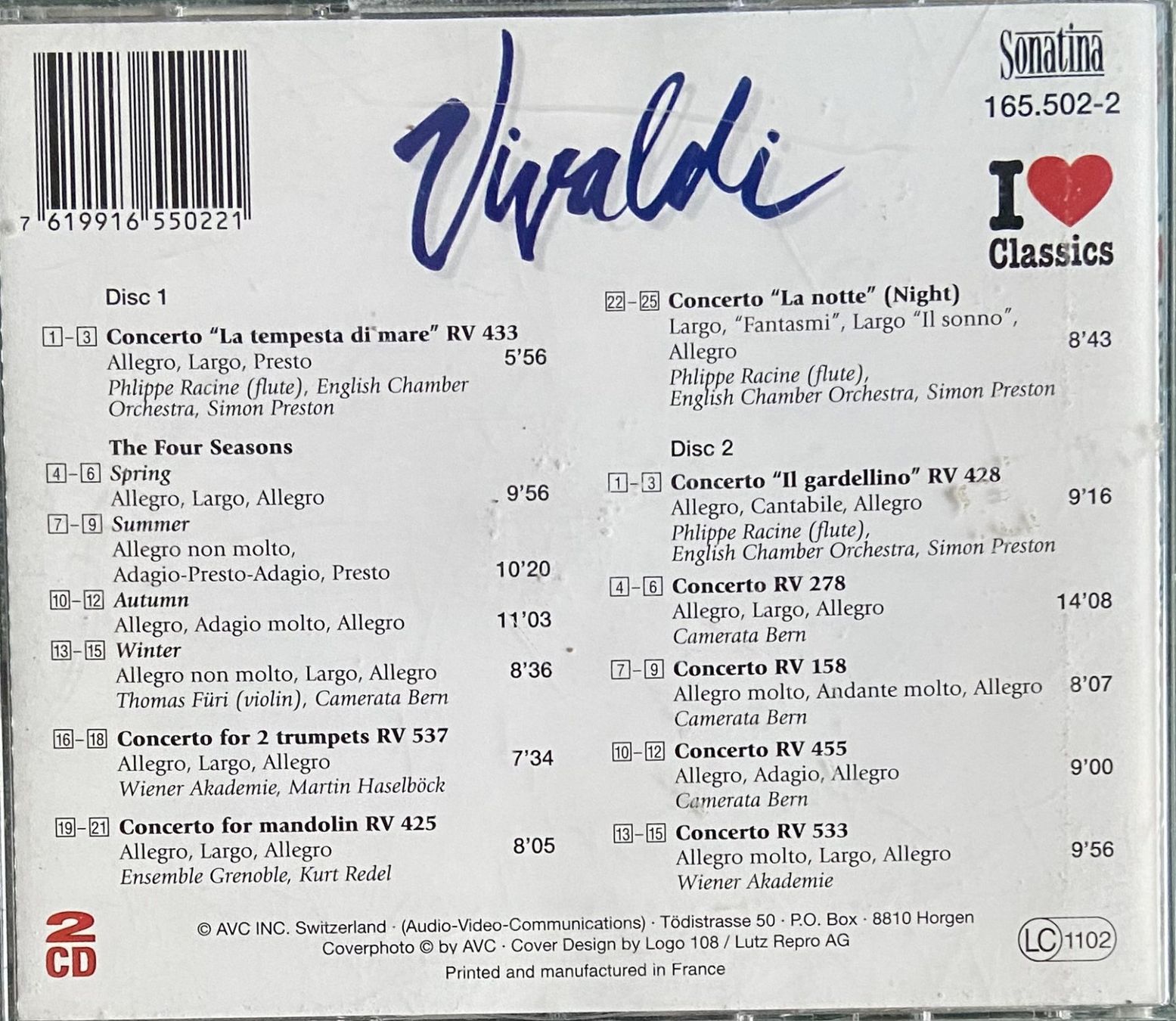 CDs: 5 CD Klassik  div Interpreten – D'occasion à Böckten par Hansi36 9