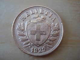 (B3) 2 rappen 1929  VZ
