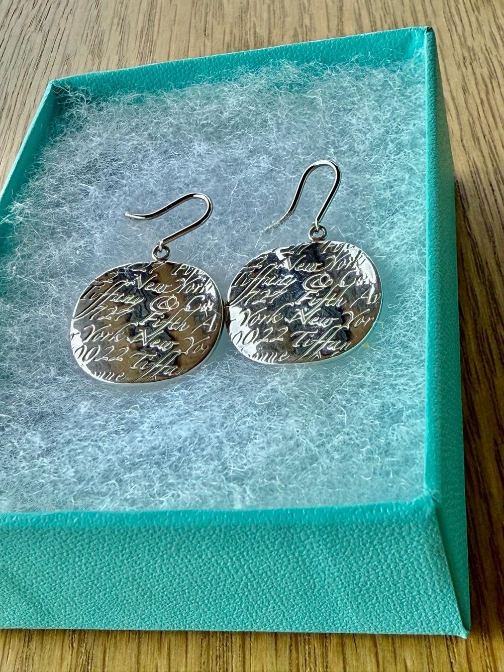 Tiffany & Co. Ohrringe & -stecker: Echte Tiffany & Co Noten Disc Ohrringe - Sterling Silber – Gebraucht aus Aadorf von MediaGuru 2