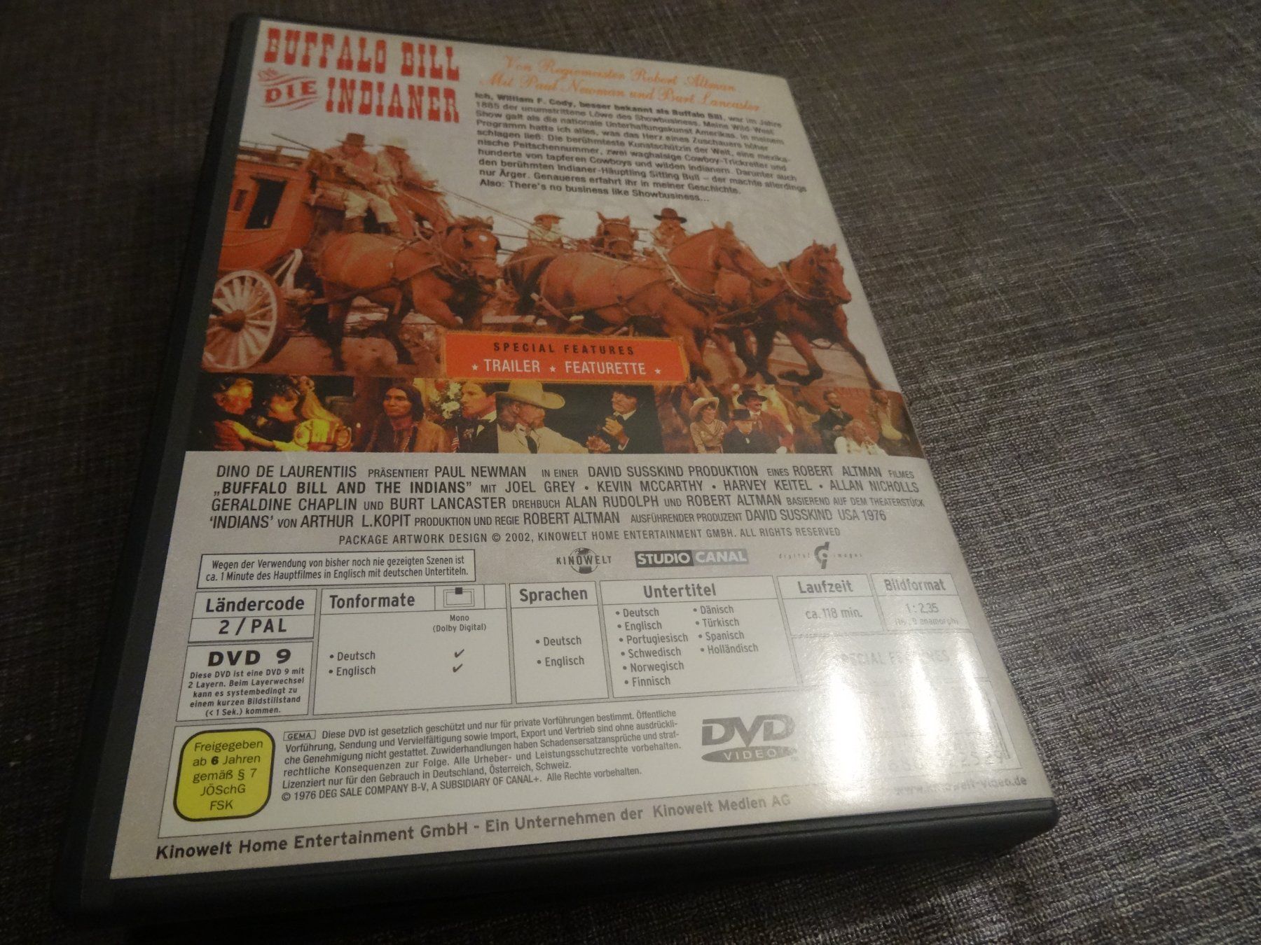 Tous les DVDs: Buffalo Bill und die Indianer DVD – D'occasion à Olten par Disc-Verkauf 2