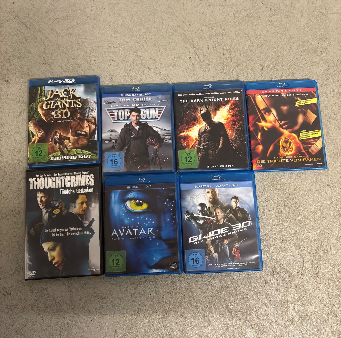 Tutti i DVDs: Film Sammlung 7x Blu-ray/DVD inkl. 3D – Usato da Sonterswil venduto da VD-Service