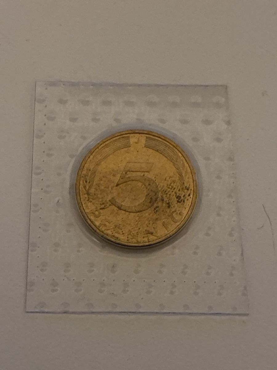 Tutti le monete: Nr. 20: 5 Pfennig, deutsche Mark, 1974 – Usato da Burgdorf venduto da Yakari5165