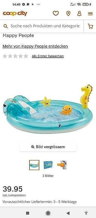 Piscine: Kinderpool mit Rutsche – Nuovo e nell'imballaggio originale da Teufenthal AG venduto da Agnieszka93 1
