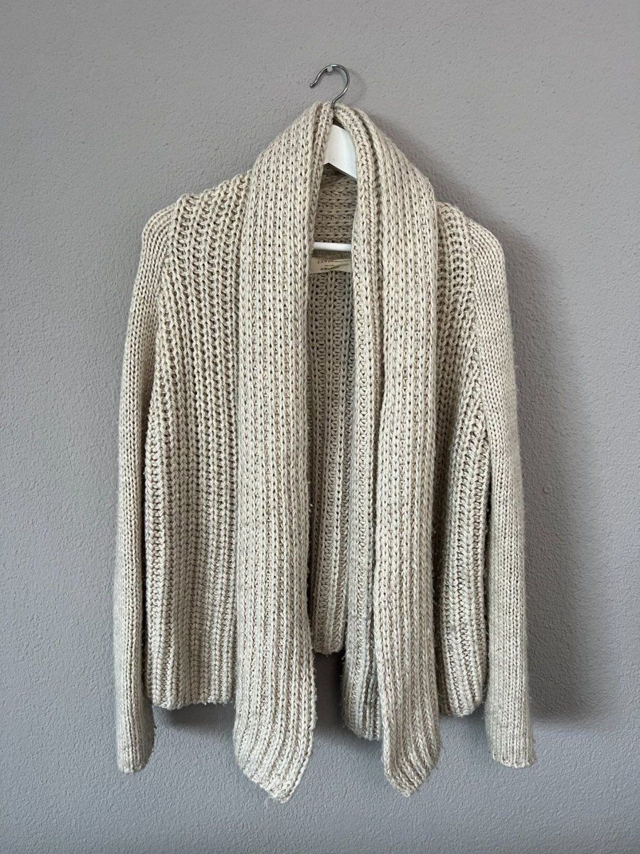 Zara Top: beiges ZARA Strickoberteil, Size M – Usato da Muri b. Bern venduto da michellew23