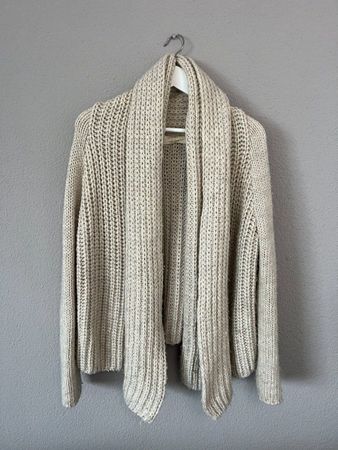 beiges ZARA Strickoberteil, Size M
