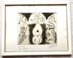Original Radierung von C. Caflisch - Epreuve d'Artiste