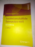 Sozialwissenschaftliche Datenanalyse mit R - Eine Einführung