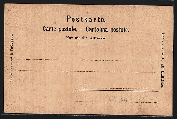Cartes postales: Litho Luzern, Wasserturm und Luzerner L – D'occasion à Berlin par bartko-reher 1