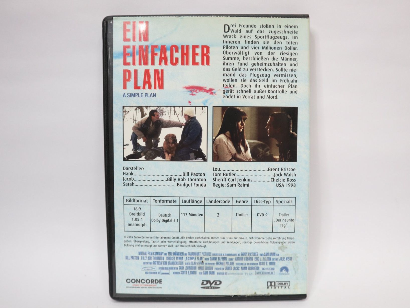 Alle DVDs: DVD Ein Einfacher Plan, A Simple Plan, Vertrauen ist Tödlich – Gebraucht aus Eschenbach SG von Astalavista 1