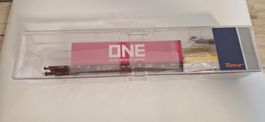 Roco H0, AAE Taschenwagen T3 + ONE Container 76234 NEU