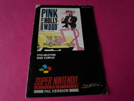 ANLEITUNG FÜR PINK GOES TO HOLLYWOOD SUPERNINTENDO
