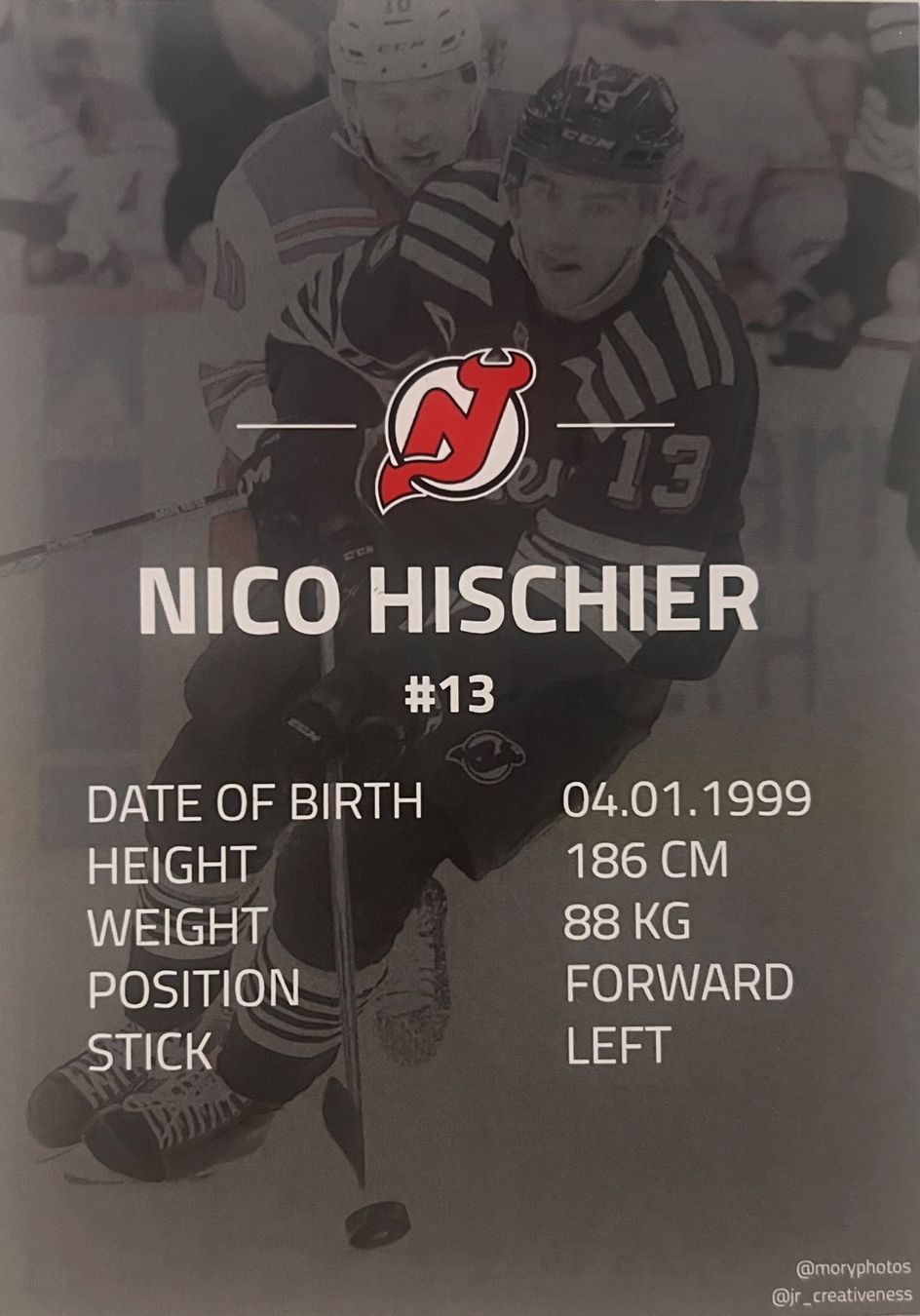 Autographes: Autogramm Nico Hischier – Neuf (Voir description) à Ostermundigen par Vancouver16 1